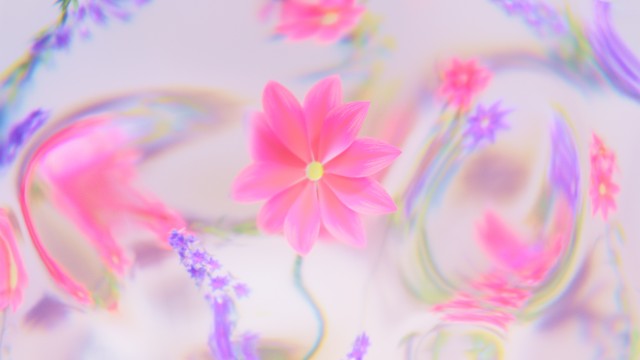 Dreamy Abstract flower