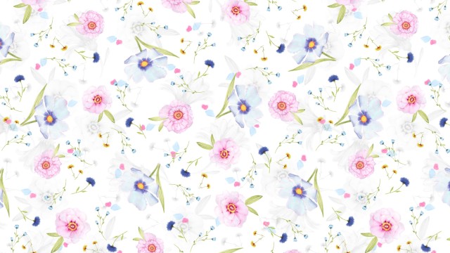 Floral designs White background