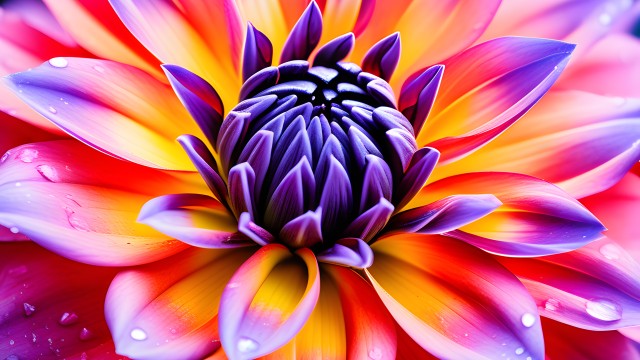 Vibrant Dahlia flower