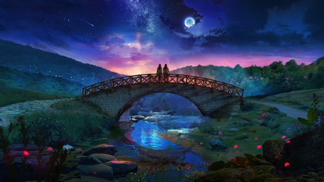 Couple Fantasy landscape