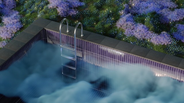 Misty Swimming Pool