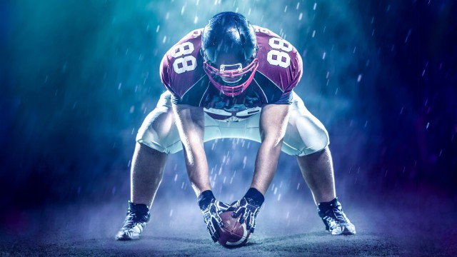 American football player Uniform