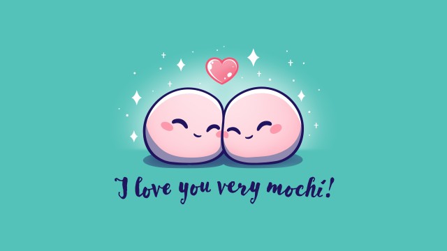 I Love You Kawaii cartoon