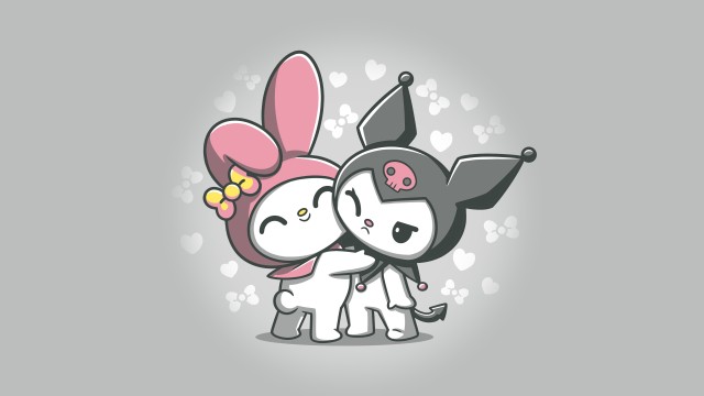 My Melody and Kuromi Hug