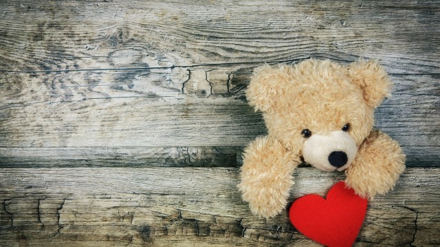 Teddy bear Red heart