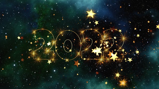 2022 New Year Glowing Stars