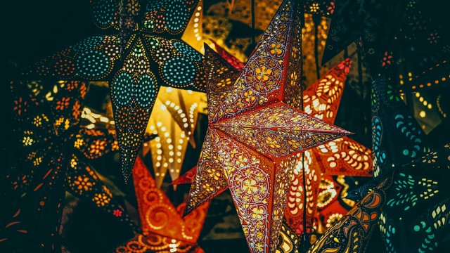 Christmas lights Stars