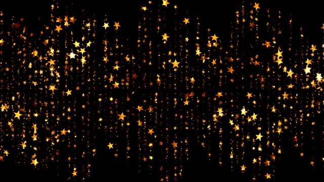 Christmas Stars Black background