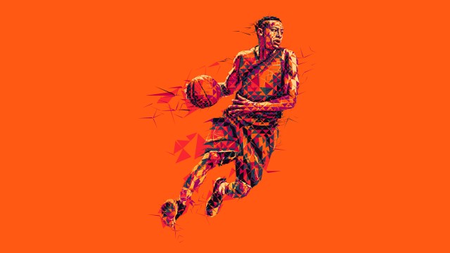 Basketball player Low poly
