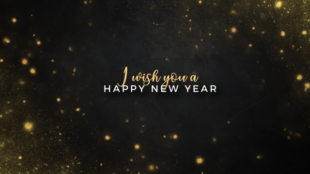 Happy New Year Dark background