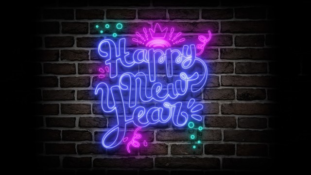 Happy New Year Neon sign