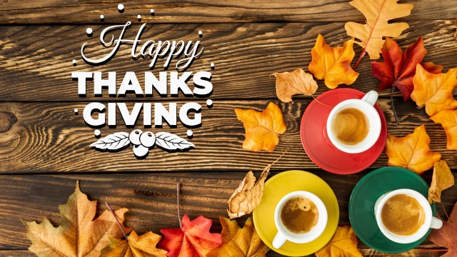 Happy Thanksgiving Wooden Floor