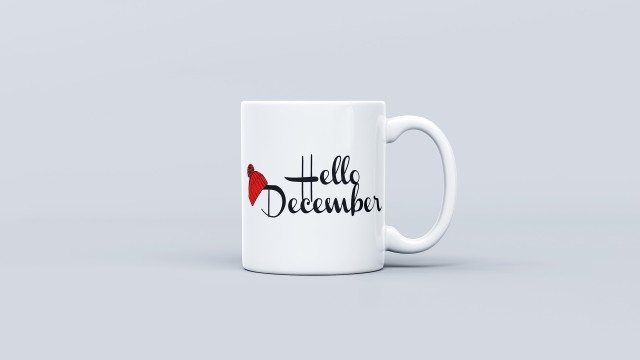 Hello December Coffee Mugs