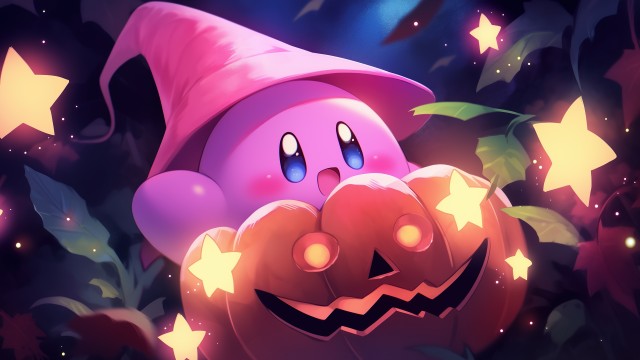 Kirby Halloween Pumpkin