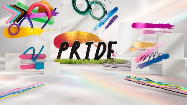 Microsoft Pride Brushstroke