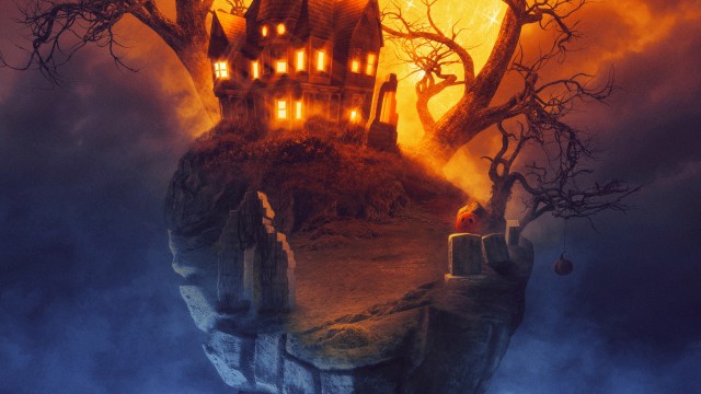 Scary house Halloween house