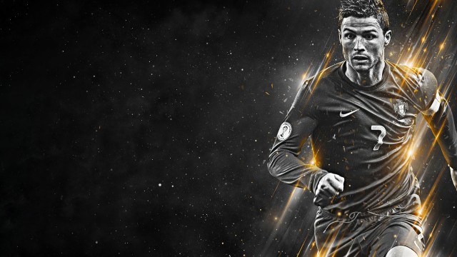 Cristiano Ronaldo Dark background